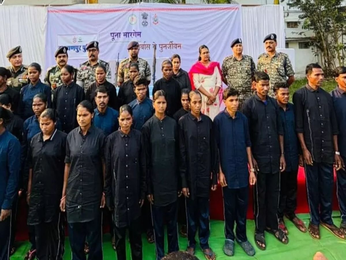 नारायणपुर में सुरक्षाबलों को बड़ी सफलता, 28 नक्सलियों ने किया समर्पण