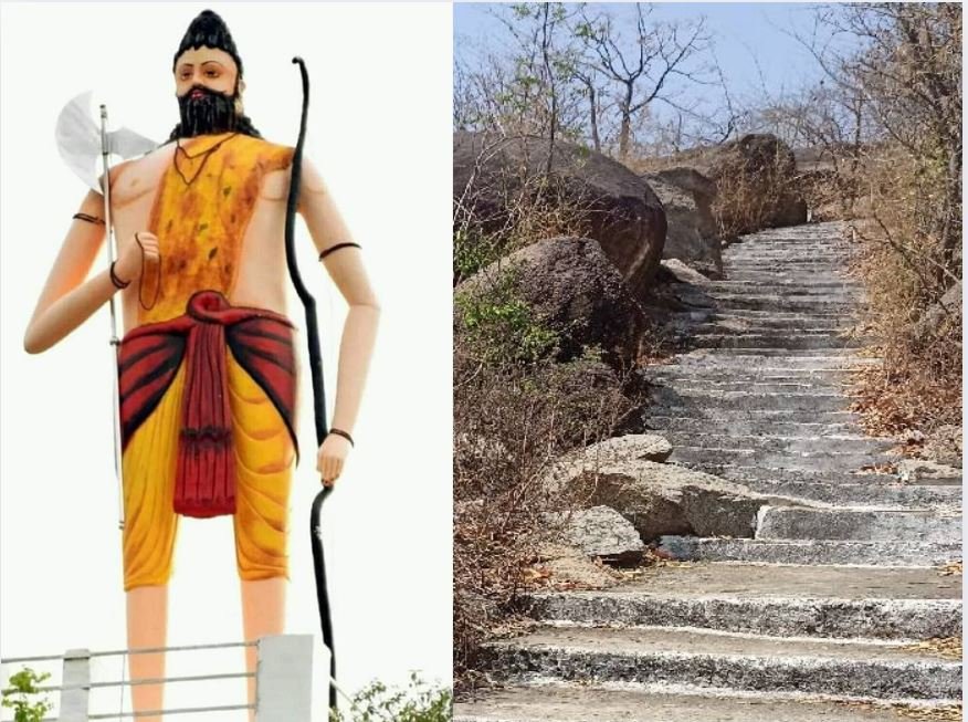 The largest statue of Parashurama Mp