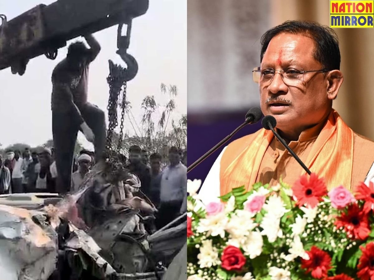 Dhamtari road accident: धमतरी में हुए रोड एक्सीडेंट में 4 जवानों की दर्दनाक मौत.. सीएम साय ने जताया दुख