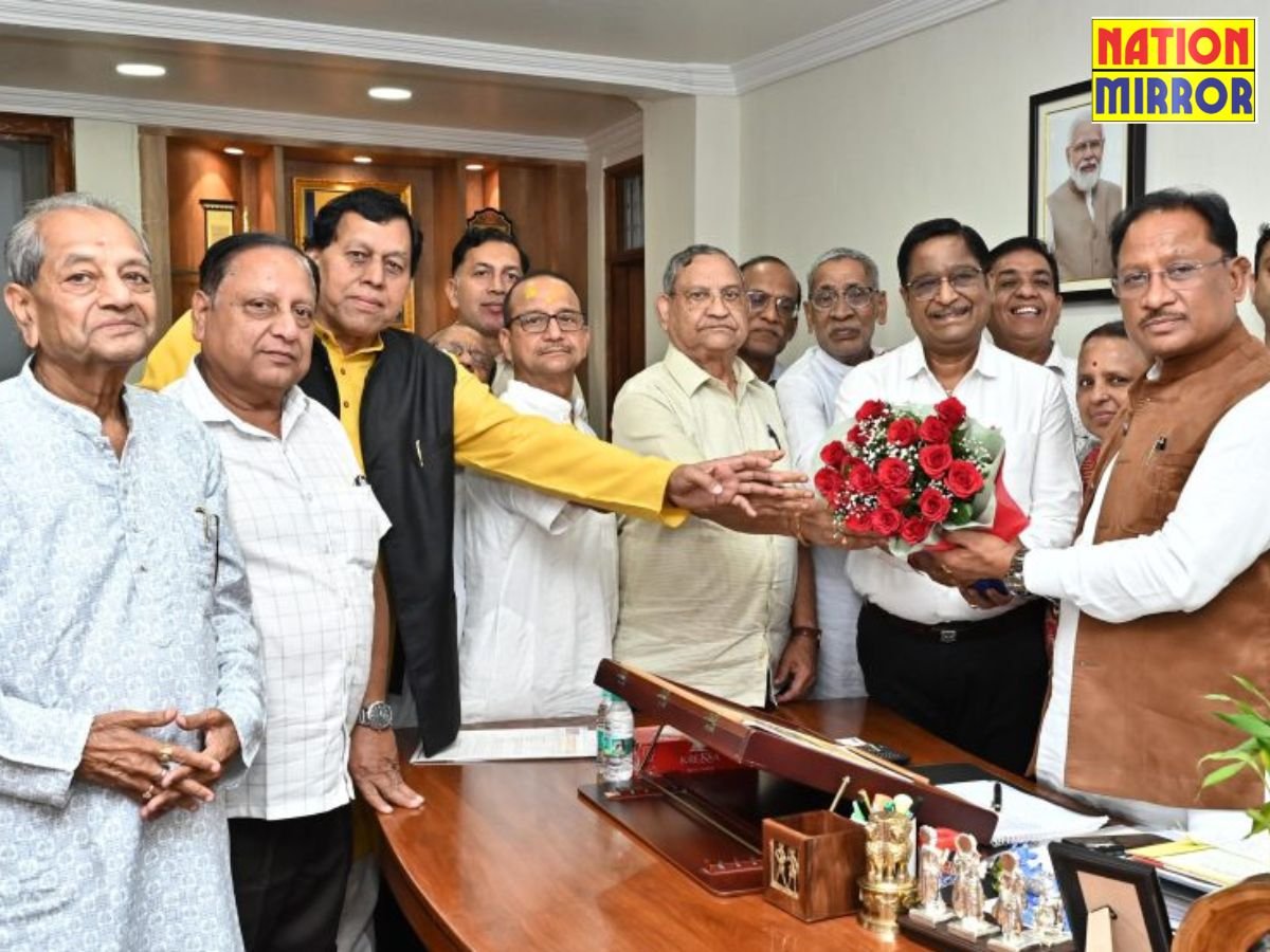 गौरीशंकर अग्रवाल को उम्मीदवार बनाने की मांग,अग्रवाल समाज ने मुख्यमंत्री साय से की मुलाकात
