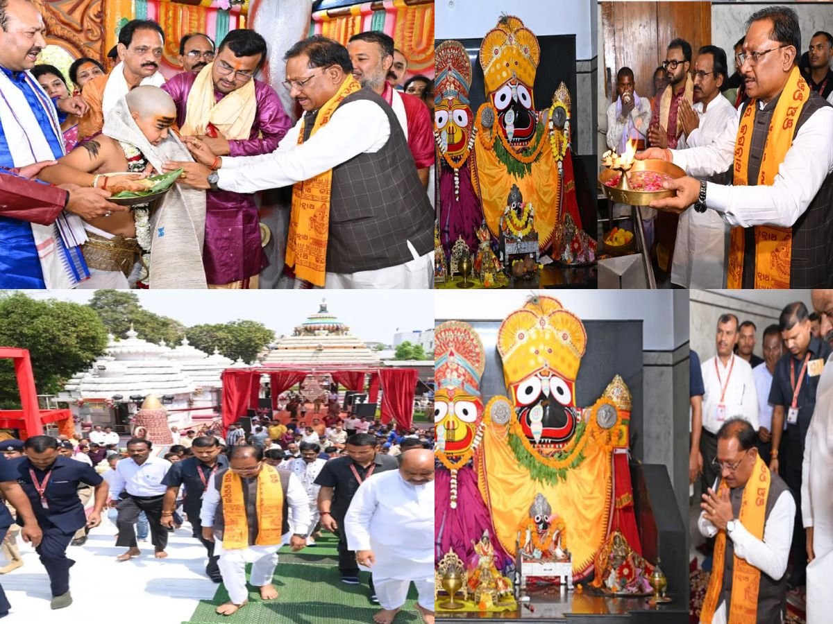 महाप्रभु जगन्नाथ की शरण में विष्णुदेव: कटक मेडिकल कॉलेज में आगजनी पर जताया शोक