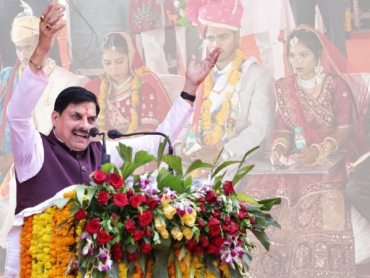 CM डॉ यादव ने 23 जोड़ों को दिया आशीर्वाद..