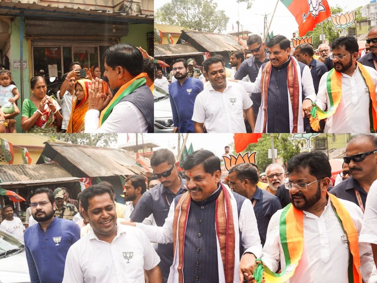 मुख्यमंत्री डॉ. यादव ने कलकत्ता की गलियों में घूम-घूम कर किया प्रचार